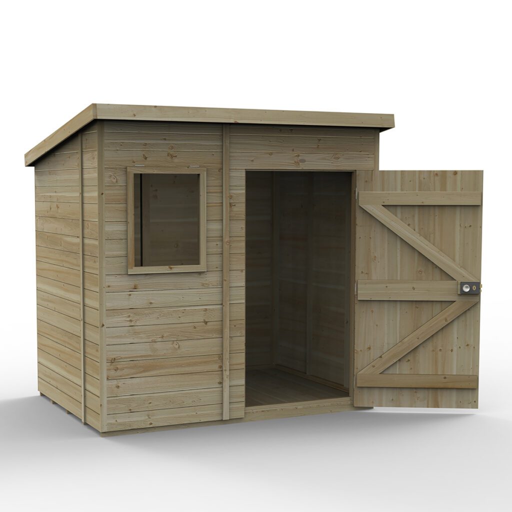 Timberdale 7×5 Pent Shed with Installation 5013053189184 2